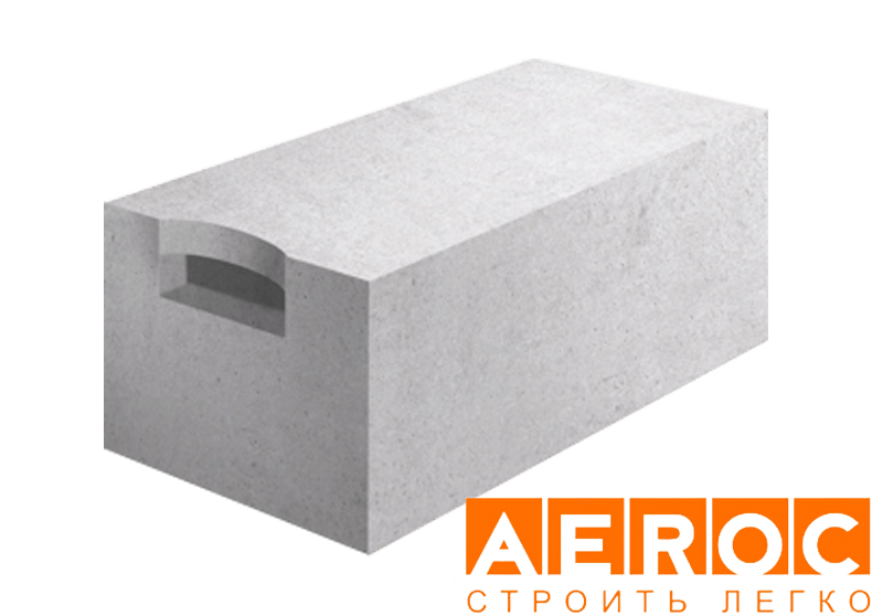 Газобетон Aeroc D500 200х250х625 мм